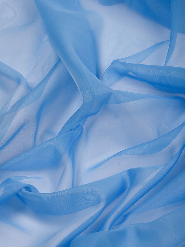 Вуаль 45 г/м², 300 см / 120 метров, Vei.104, голубой