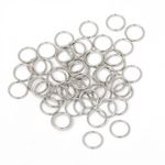Кольца для бюстгальтера металл ⌀8.0 мм, 008 цв.никель, уп.100 шт