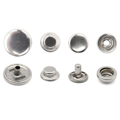 Кнопка Дельта (O-образная) ⌀15/12 мм, ≈720 шт, МЕТАЛЛ, никель, NEW STAR
