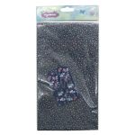 Ткань для рукоделия в наборе х/б с лентой 48х50см+1,5м (25684/25295 т.синий) 29488