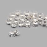 Шапочка для бусин 4AR209-3, 13мм 30 шт/упак, Astra&Craft (серебро)