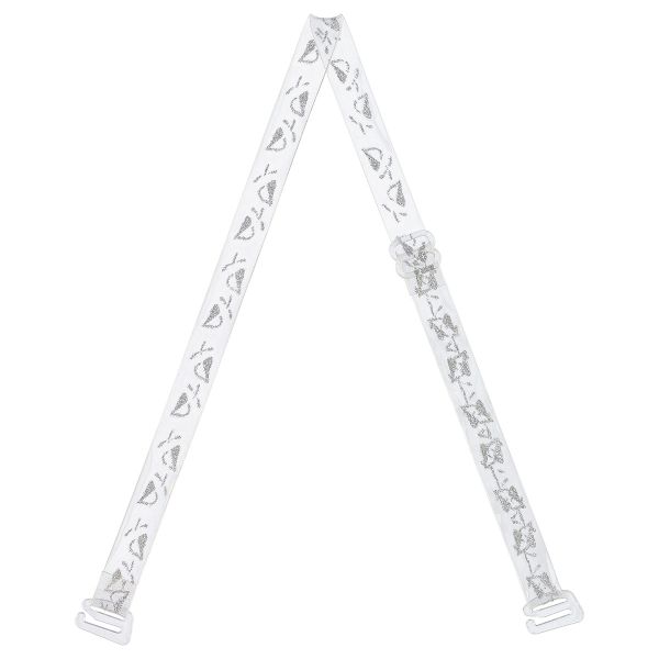 Бретели для бюстгальтера 10 мм, 10 пар, /РП/, серебро, Gamma BR-1030