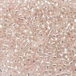Бисер Astra&Craft 11/0 (2.1 мм), 200 г (10х20 г), цв. 1101 бежево-розовый/прозр.серебрист.центр (круг.отв.)