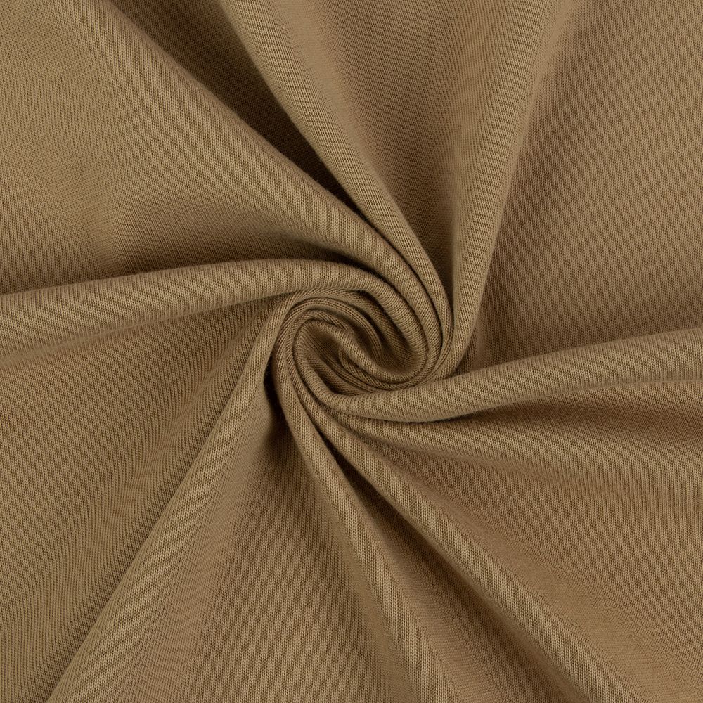 Трикотаж кукольный отрез 50х155 см, 225 г/м², 08 св.коричневый, Peppy DTF-01