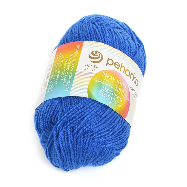 Пряжа Пехорка Детская новинка / уп.10 мот. по 50 г, 200 м, 026 василек