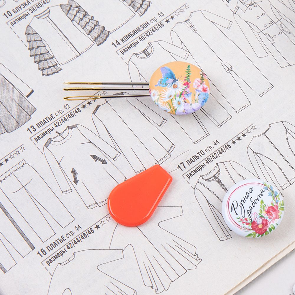 Иглы ручные гобеленовые №15, 25 шт, острые, Gamma N-362