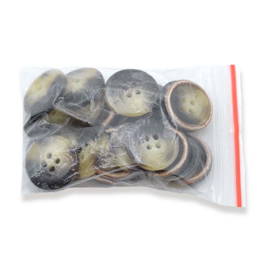 Пуговицы 4 прокола 34L (21мм), (Brown (коричневый)), 24 шт, 615013-3