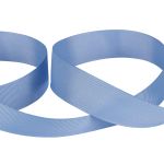 Лента репсовая нарезка 25.0 мм / 5 шт по 5.4 метра, 094 сиренево-голубой, Gamma GR-25