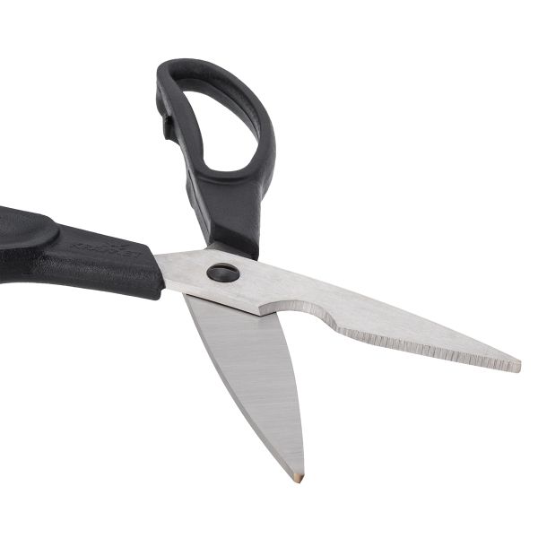 Ножницы универсальные кухонные 21 см, цвет микс, Красный Металлист