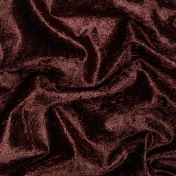 Плюш (ткань) 00 Peppy PCVL, 250±5 г/м², 48х48 см, винтажный, 07 т.коричневый