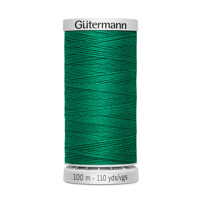 Нитки суперкрепкие Gutermann Extra Strong M782, 100м, 402 изумрудно-зеленый, 5 катушек