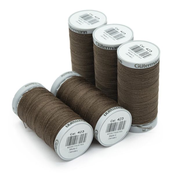Нитки суперкрепкие Gutermann Extra Strong M782, 100м, 423 корица, 5 катушек