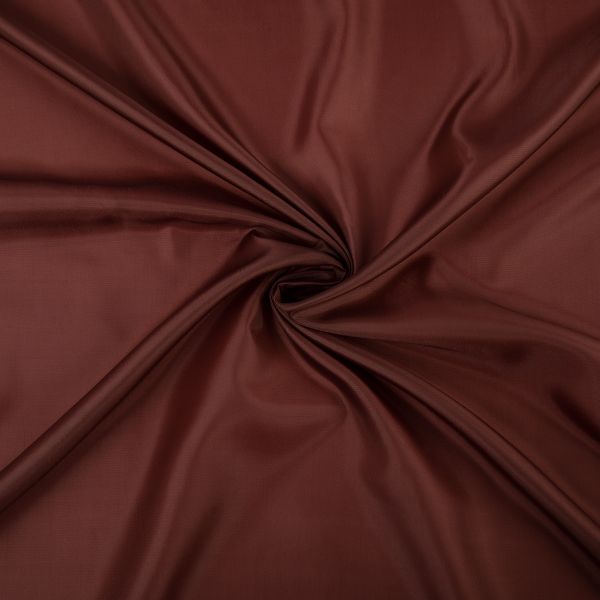 Ткань подкладочная (таффета) 180Т, 57 г/м², 1000х152 см, 450 красно-коричневый, Gamma 180Т