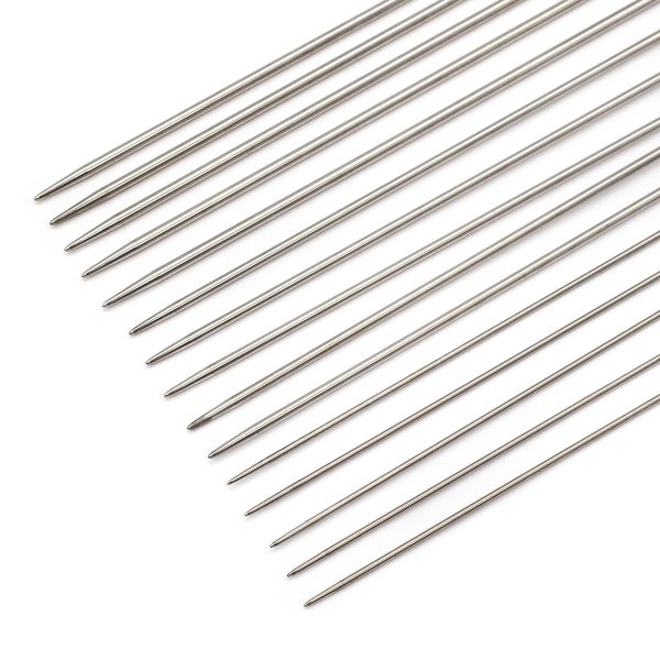 Набор носочных металлических спиц для вязания ⌀2,0 мм-3,5 мм, Hobby&Pro