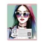 Тетрадь ученическая общая, A5 40 л. на скобе 65 г/м², белизна 100% 10 шт клетка, 01472 Девичьи секреты, Светоч Т194