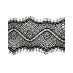 Кружево шантильи (реснички) 100 мм / 5х3 м, черный, Blitz LCE-33SH