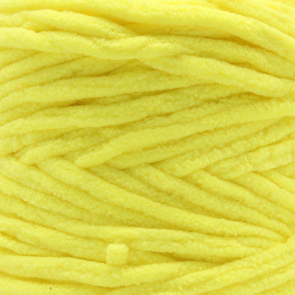 Пряжа Astra Premium (Астра Премиум) Плюшевая / уп.2 мот. по 100 г, 80 м, 311 желтый