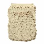 Бахрома отделочная широкая 115.0 мм / 25 метров, с кистями 122 молочный