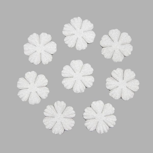 Лепестки бумажные с блестками 