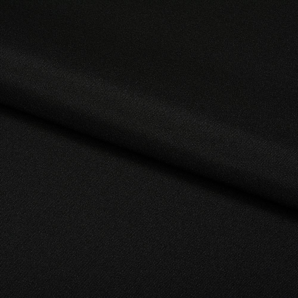 Габардин 150 г/м², 150 см / 1 метр, TBY.150322.1, цв.322 черный