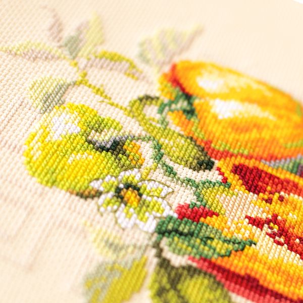 Набор для вышивания нитками Чудесная игла, Перец 18х25 см