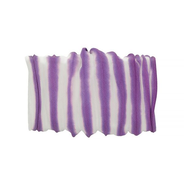 Лента декоративная 120.0 мм / 20 см, 36 сиреневый/белый, Floranta Shibori