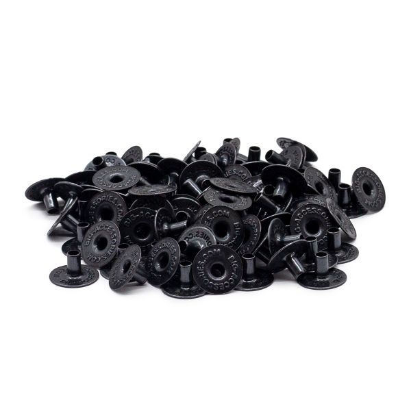 Часть кнопки Дельта (O-образная) ⌀14 мм (D-часть), 9 чернен (D-часть), 100 шт