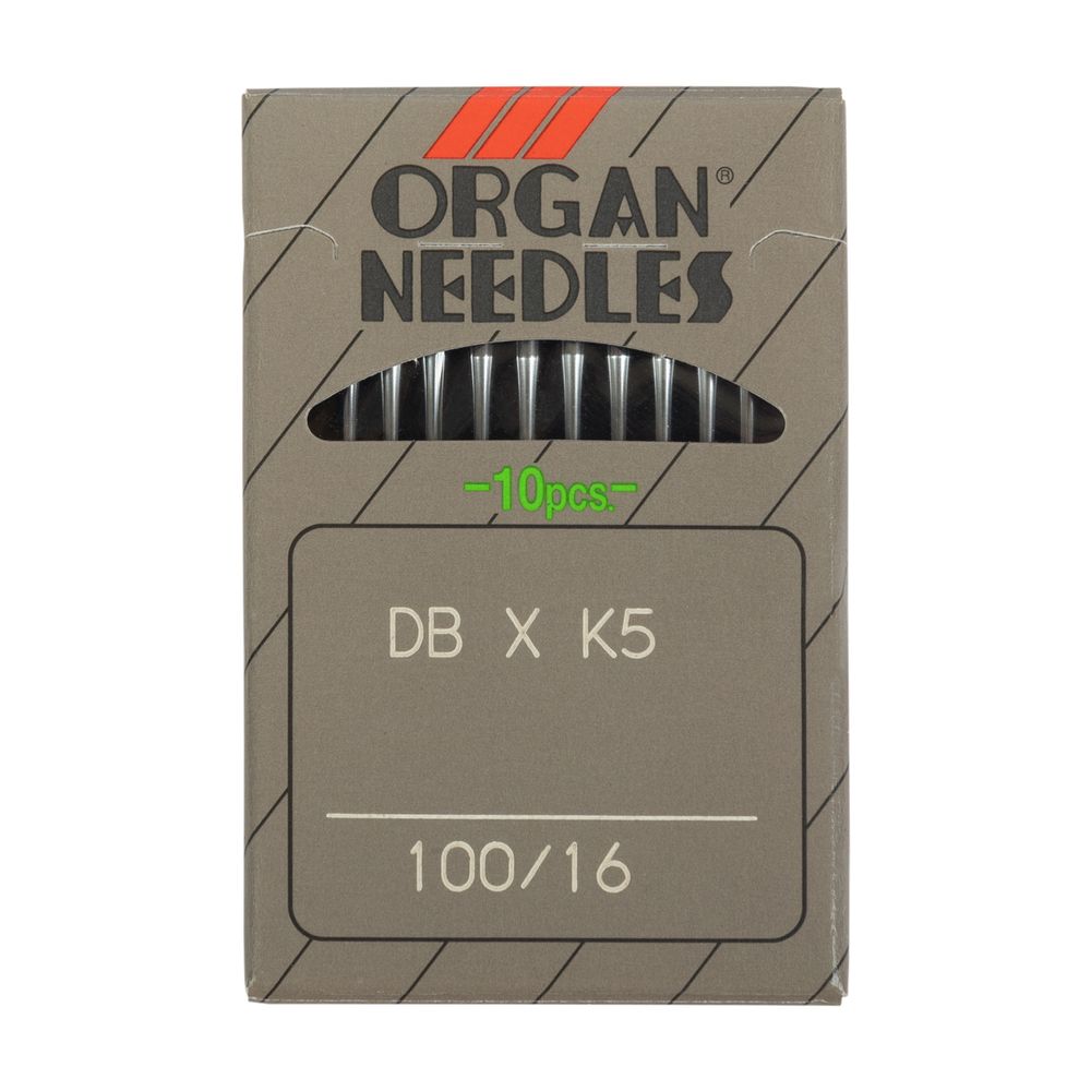 Иглы для промышленных швейных машин Organ DBхK5 10 шт, 100