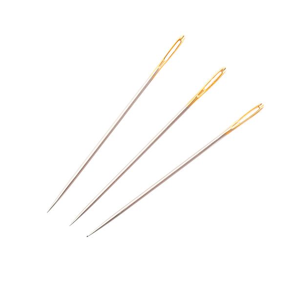 Иглы ручные ремонтные №3/0, 3 шт, Pony