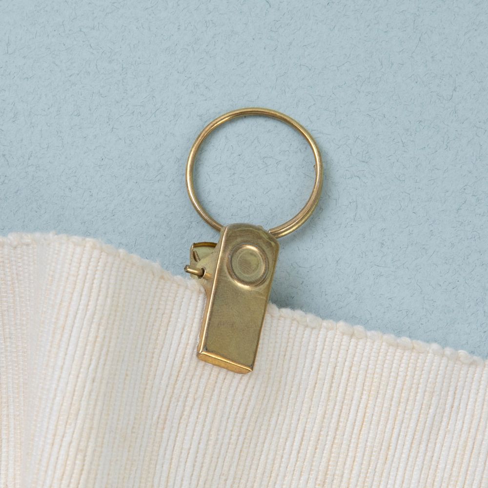 Зажим для штор с крючком, 20 шт, золото, Blitz CL-010