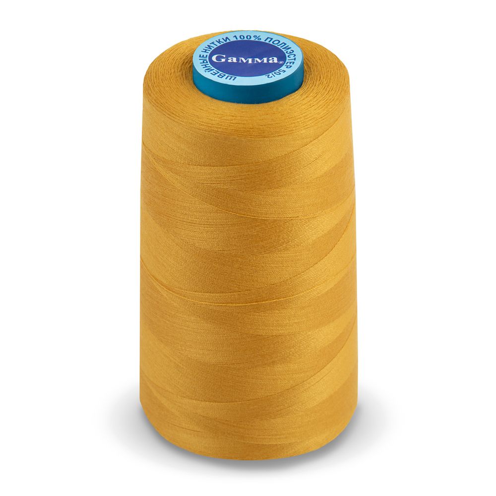 Нитки универсальные Gamma 50/2, 4570 м (5000 ярд) / 1 кат., 137 св.охра