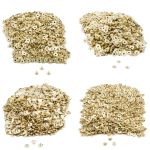 Кнопка Альфа (S-образная) ⌀12.5 мм, ≈1440 шт, №54, СТАЛЬ, золото, NEW STAR