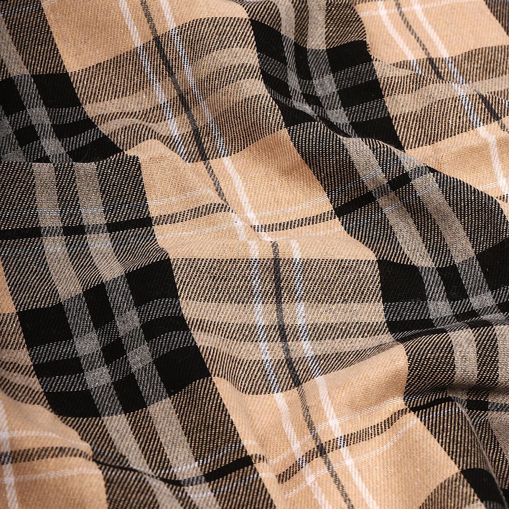 Фланель рубашечная 150 г/м², 150 см / 2 метра, TBY.Fl.T139.2, цв.139 бежевый