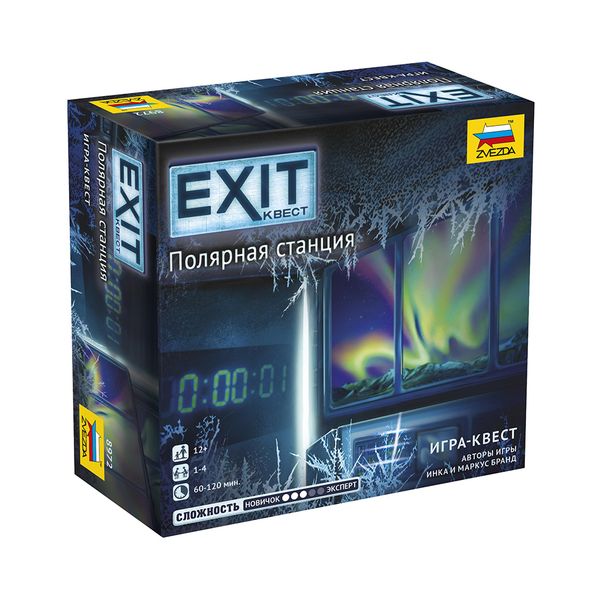 Игра настольная Exit-квест. Полярная станция, Zvezda 8972
