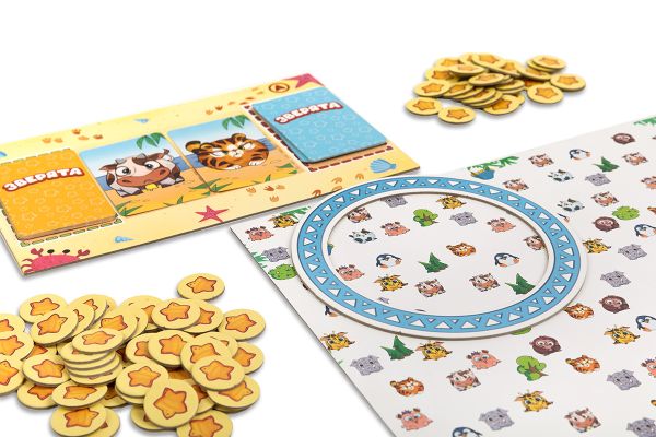 Игра настольная, Зверята, Эврикус BG-17073