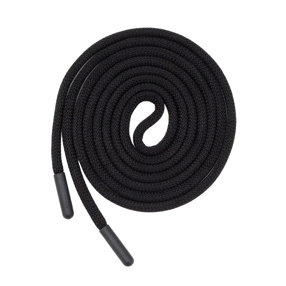 Шнурок декоративный круглый ⌀5.0 мм / 135см, 1 шт, 13 черный, 3AR2808