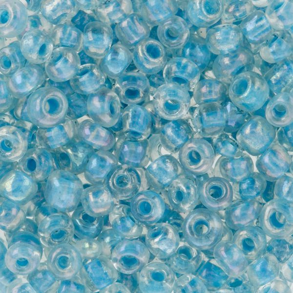 Бисер Zlatka 8/0 (2.9 мм), 100 г (10х10 г), №0211 голубой, GR