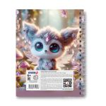 Тетрадь ученическая общая, A5 48 л. на гребне 65 г/м², белизна 100 %, 8 шт, клетка, 01170 Сказочные глазки, Светоч Т107