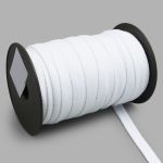 Шнур плоский плетеный х/б ⌀15.0 мм / 100 метров, цв.отбеленный