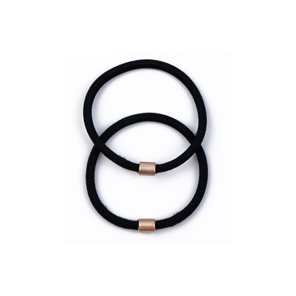 Набор резинок для волос 10 шт (5х2 шт), №01 чёрный, Cherry Mary VR07067