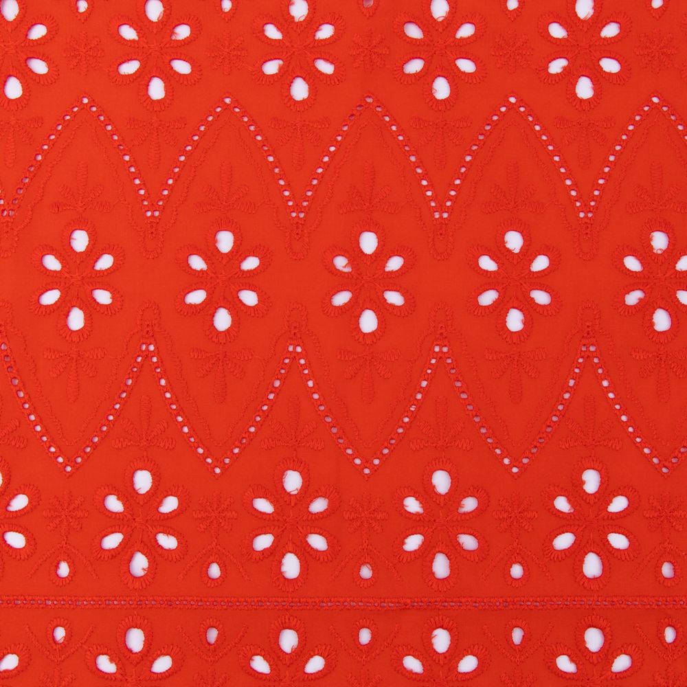 Ткань шитьё (прошва) 285 г/м², 140 см / 10 метров, 17-1563 красный, Gamma YFAS-2309