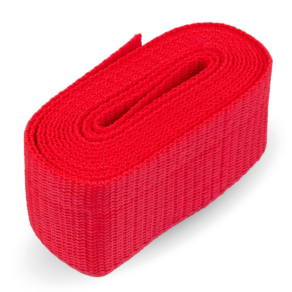 Стропа (ременная лента) 50 мм / 5х2.5 метра, 3731, красный, 3731