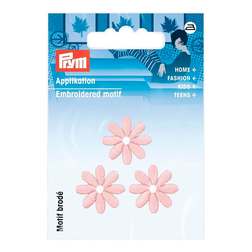 Термоаппликация Цветы малые неж.роз, Prym