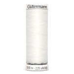 Нитки универсальные Gutermann Sew-all 100 (200 метров), 5 кат. | _800 белый (Arta 001)