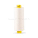Нитка особо тонкая Gutermann Mara №150 (150/2), 1000 м, 3/713953, цв. 001 молочный (сумрачно-белый), 1 катушка