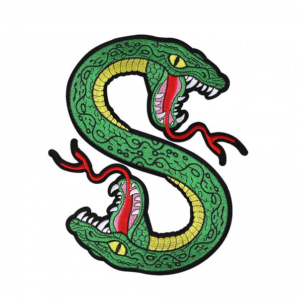 Термоаппликация Змея 29х19 см, TBY.2432, уп.2 шт