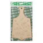 Заготовка для декорирования Доска Бычок и колокольчики 26,5х16х0,6см, Астра