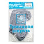 Шерсть для валяния вискоза Троицкая, 1х50 г (19-20 мкр), 1386 мультиколор стальной