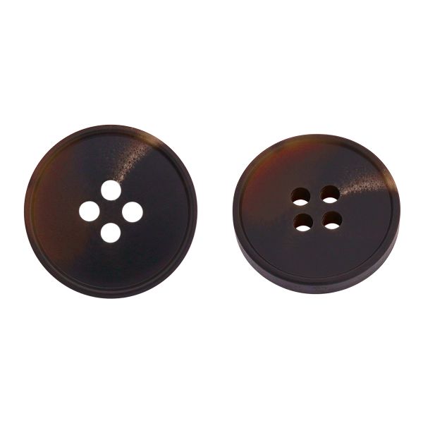 Пуговицы 4 прокола 32L=20 мм, пластик, col. B т.коричневый, 72 шт, CN2836