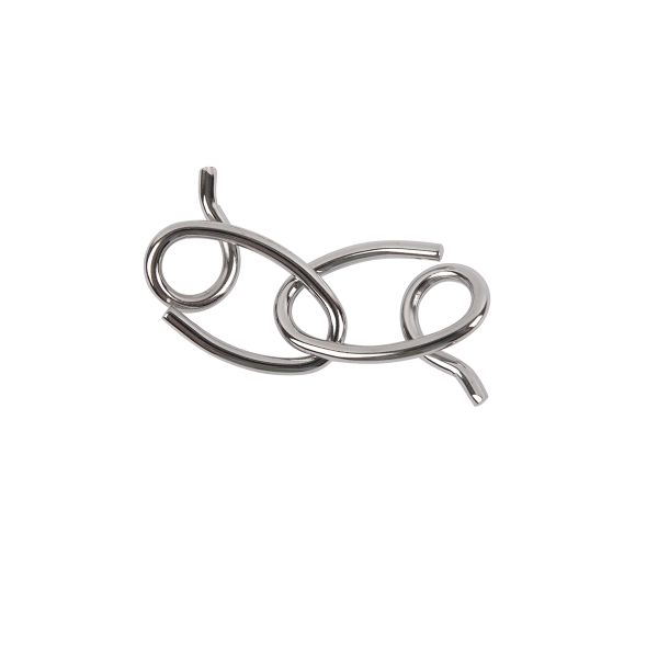 Головоломки металлические, 1 шт, Двоечки 2 элемент, Delfbrick DLM-50